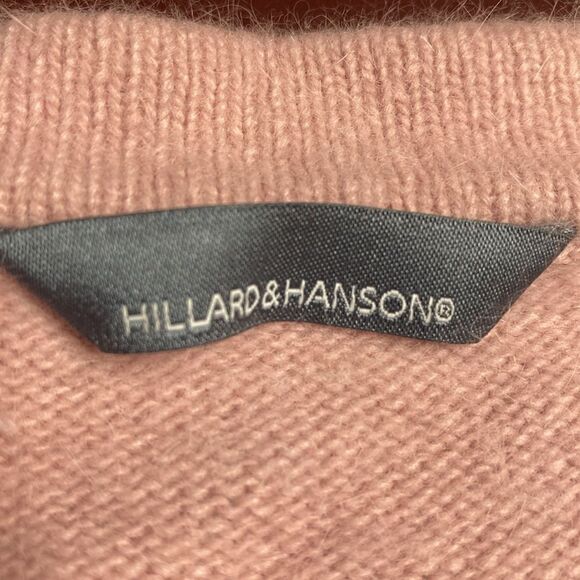 Angora Wool Blend Dusty Rose Sweater - Picture 4 of 8